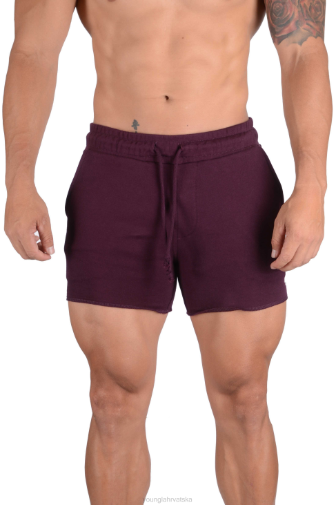 102 frotir hlače za bodybuilding muškarci YoungLA ljubičasta V420653 odjeća