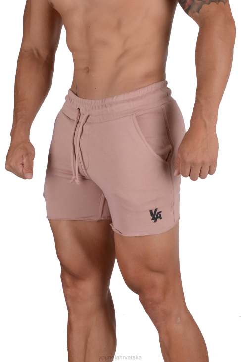 102 frotir hlače za bodybuilding muškarci YoungLA losos V420651 odjeća