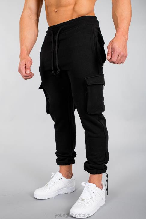 206 rambo combat joggers muškarci YoungLA crno V420913 odjeća