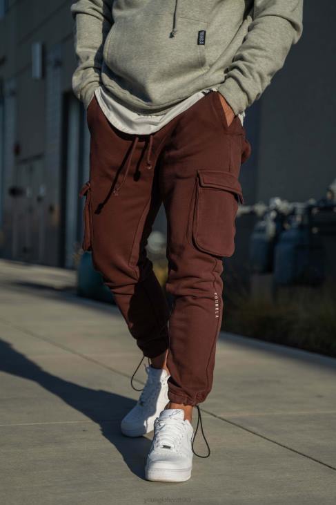 206 rambo combat joggers muškarci YoungLA smeđe pranje V420914 odjeća