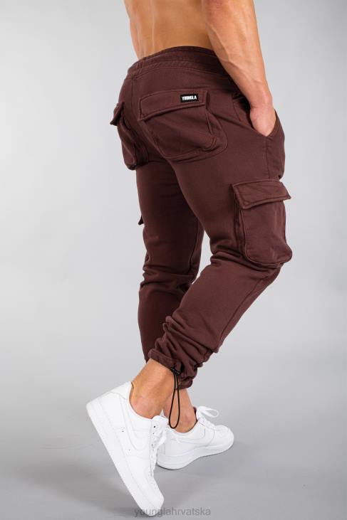 206 rambo combat joggers muškarci YoungLA smeđe pranje V420914 odjeća