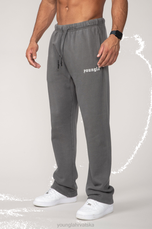 216 vječni no cuff sweats muškarci YoungLA pranje ugljena V420894 odjeća