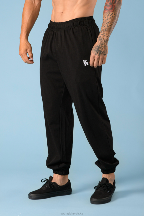 231 pumpa poklopac joggers muškarci YoungLA crno V420882 odjeća