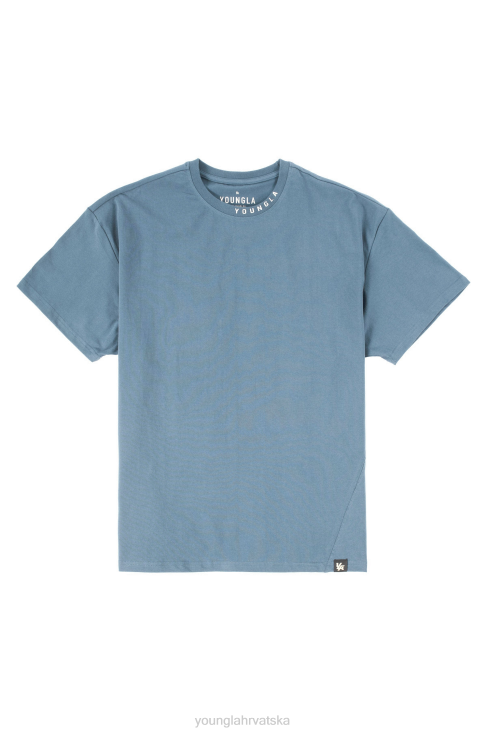 429 zaštitni znak tees muškarci YoungLA sivo plava V420284 odjeća