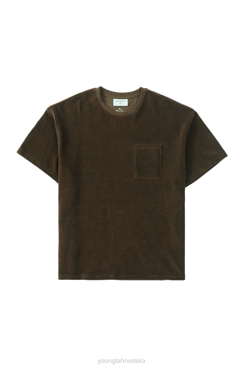 419 kolekcija kabela - tees muškarci YoungLA maslina V420351 odjeća