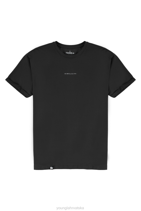 456 jednostavnost tees muškarci YoungLA crno V420404 odjeća
