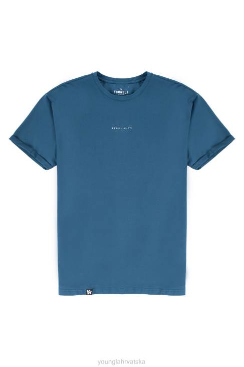 456 jednostavnost tees muškarci YoungLA plavozelena V420407 odjeća