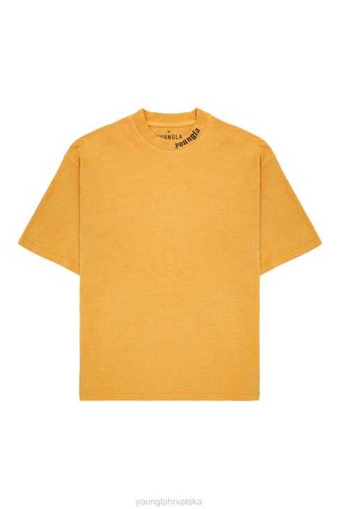 467 rimski tees muškarci YoungLA gorušica žuta V420153 odjeća