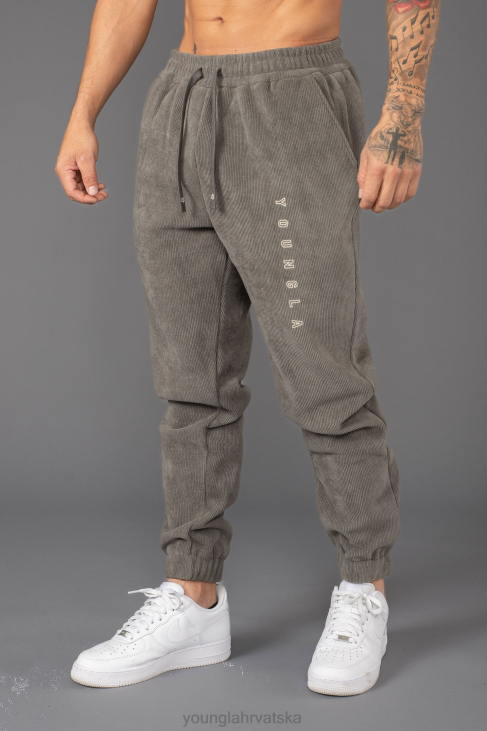 244 aspen joggers muškarci YoungLA nardo siva V420931 odjeća