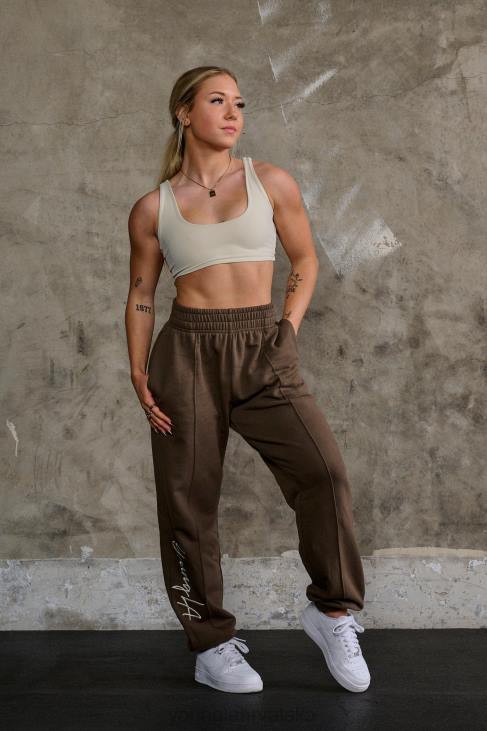 w202 script joggers 20 žene YoungLA vrijesak siv V4201131 odjeća