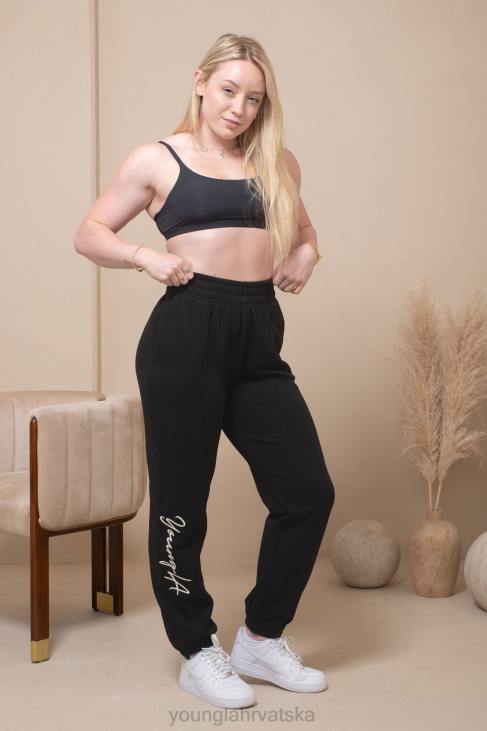 w202 script joggers 20 žene YoungLA vrijesak siv V4201131 odjeća