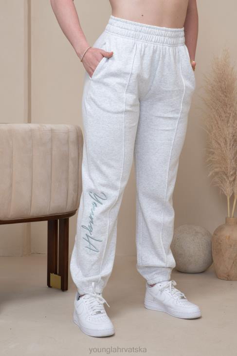 w202 script joggers 20 žene YoungLA vrijesak siv V4201131 odjeća