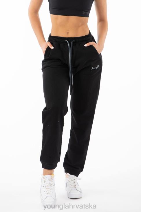 w207 triple string joggers žene YoungLA crno V4201137 odjeća