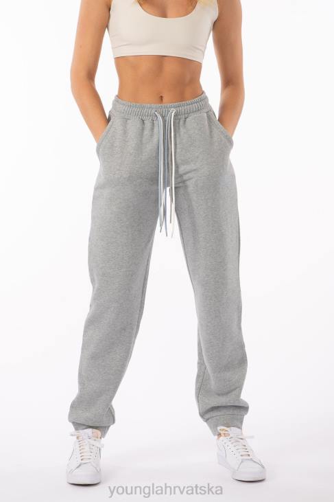 w207 triple string joggers žene YoungLA vrijesak siv V4201136 odjeća